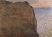 Claude Monet The Cliff Le Petit Ailly,Varengeville oil painting reproduction